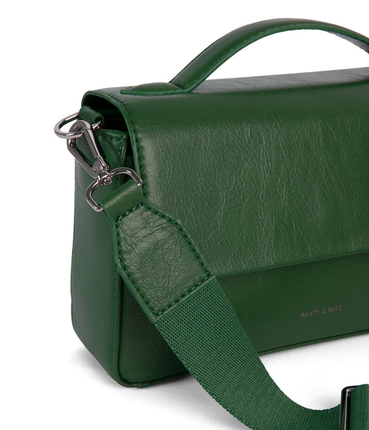 HEART Vegan Crossbody Bag - Theme | Color: Green - variant::mural