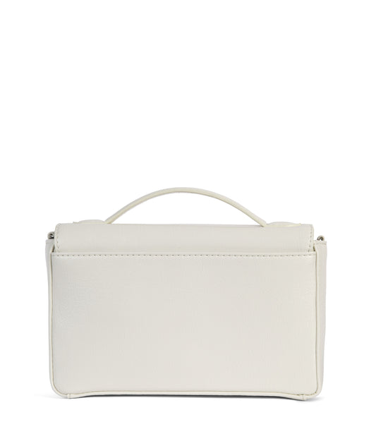 HEART Vegan Crossbody Bag - Theme | Color: White - variant::snowberry