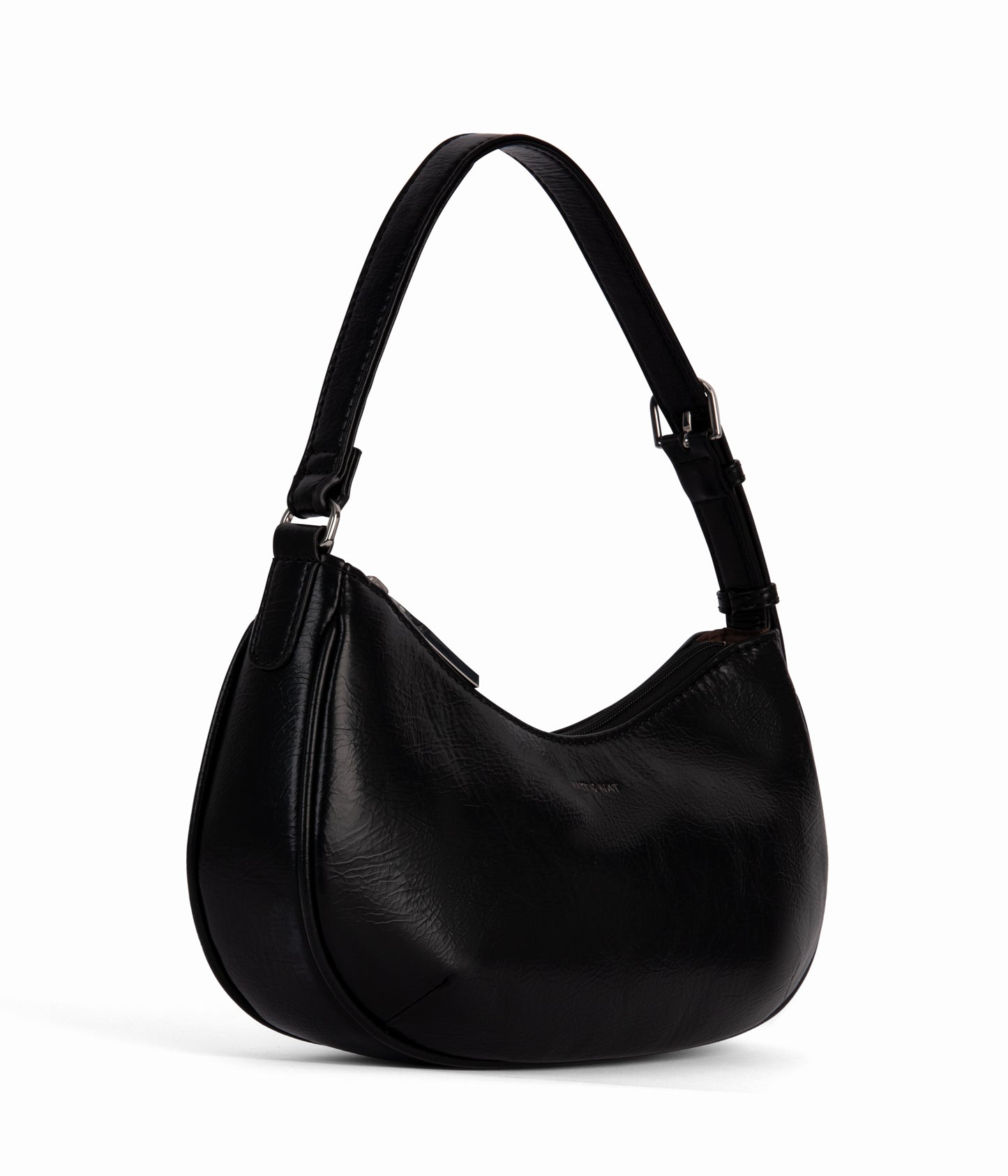 MARI Vegan Shoulder Bag - Theme | Color: Black - variant::black