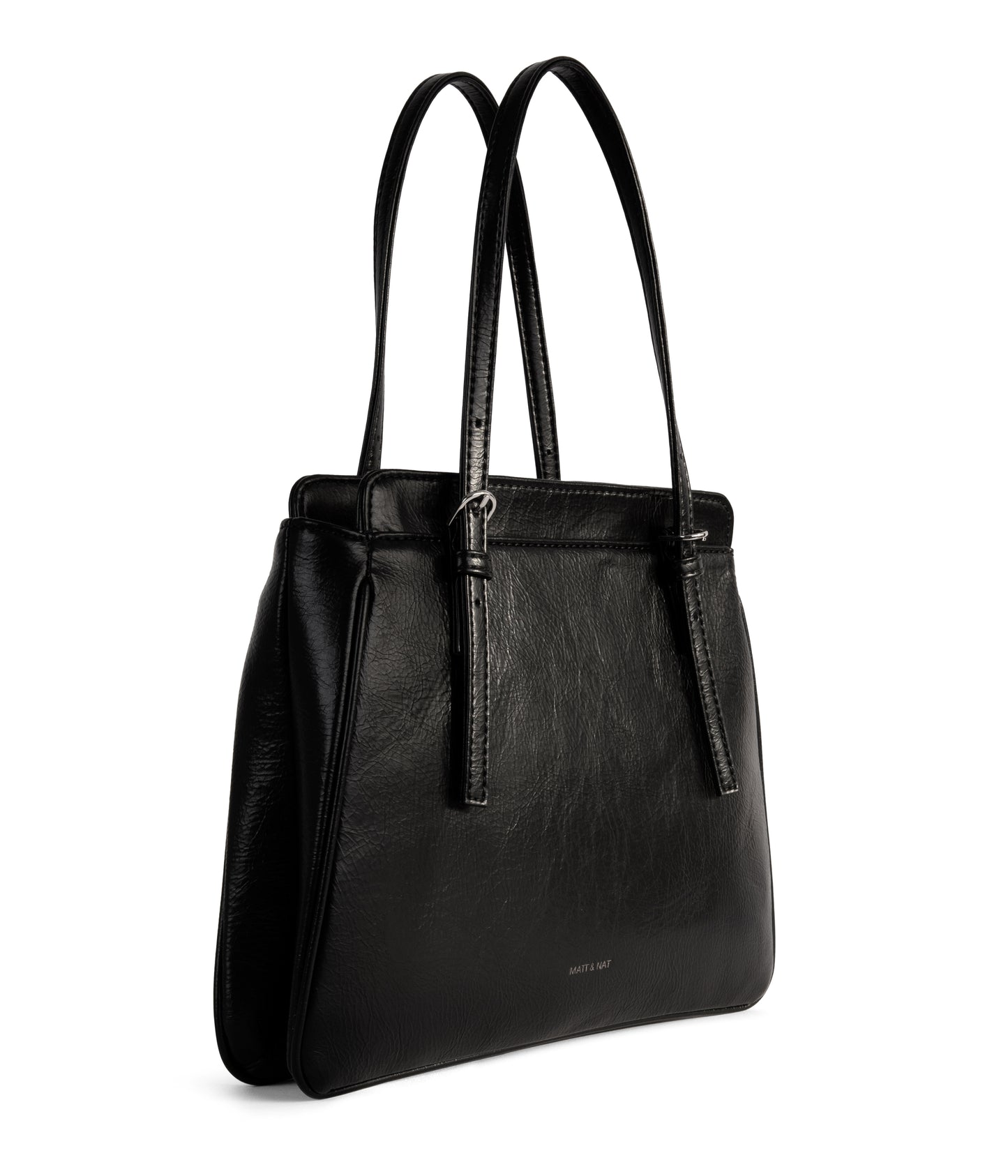 MAY Vegan Satchel - Theme | Color: Black - variant::black