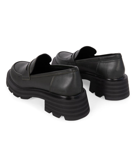 DIDO Women's Vegan Loafer| Color: Black - variant::black