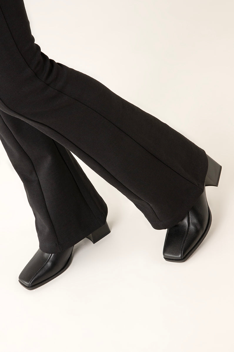 LYU Women's Vega Heeled Boots | Color: Black - variant::black