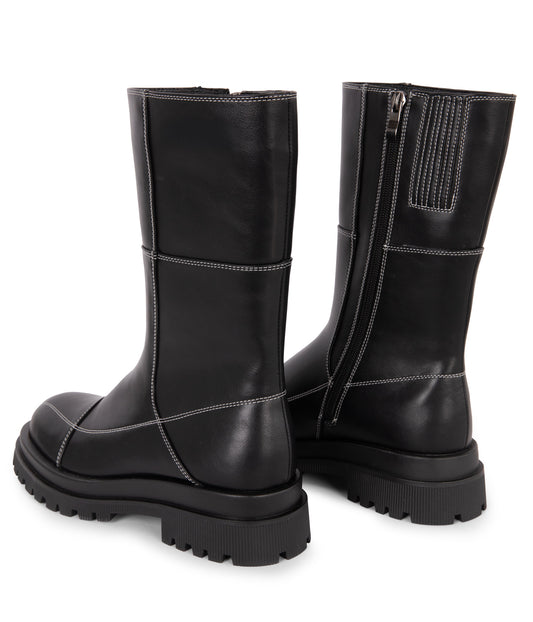 ONIA Women's Vegan Mid-Calf  Boot | Color: Black - variant::black