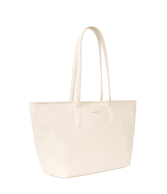 Marisa  Vegan Tote Bag - Forum | Color: White - variant::cloud