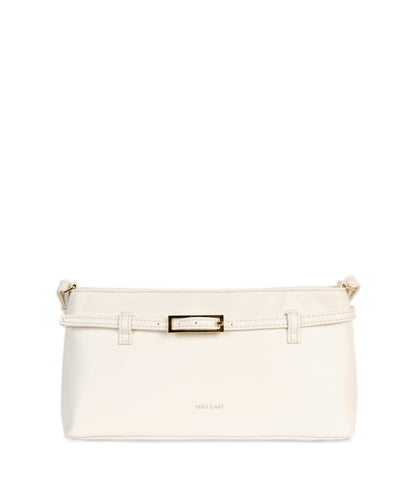 MIREILLE Vegan Clutch - Forum | Color: White - variant::cloud