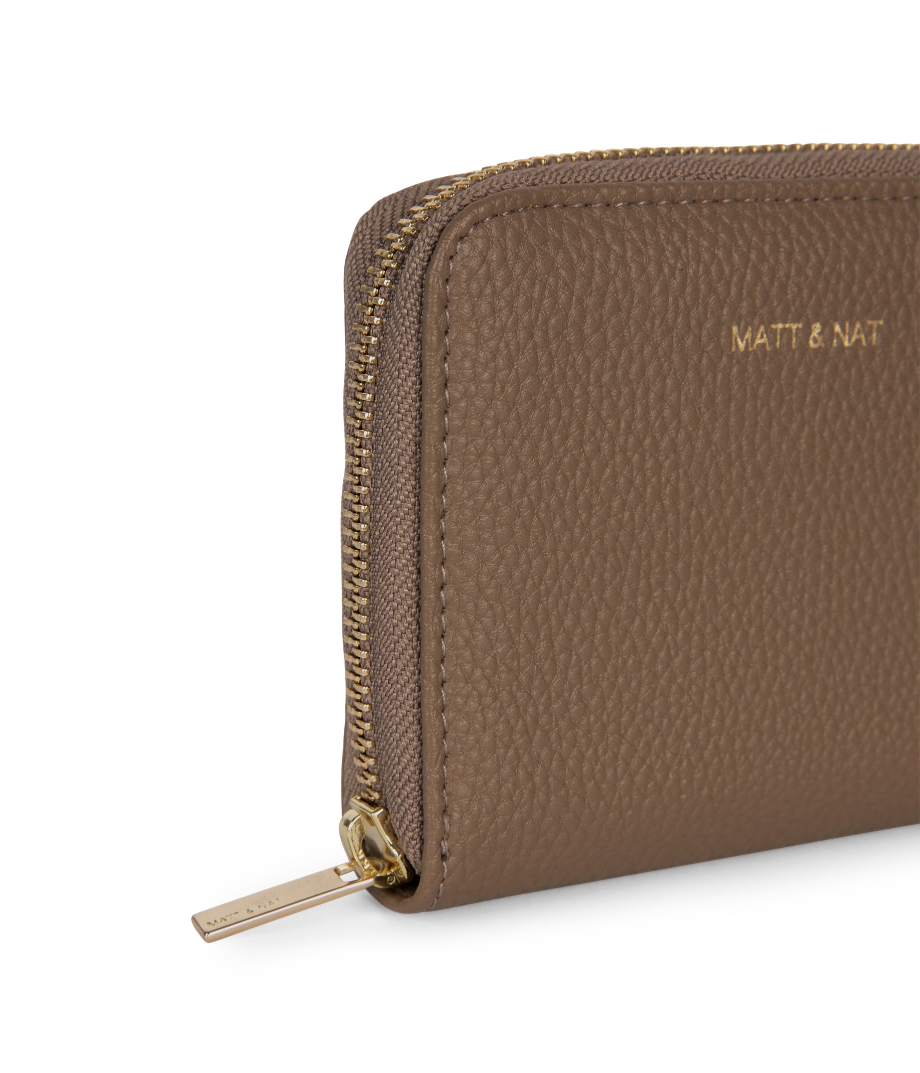 RUE Small Vegan Zip Wallet - Grain | Matt & Nat Canada