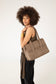 MOLLY Vegan Tote Bag – Grain | Color: Black - variant::black