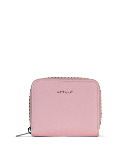 RUE Small Vegan Zip Wallet - Grain | Color: Quartz - variant::quartz