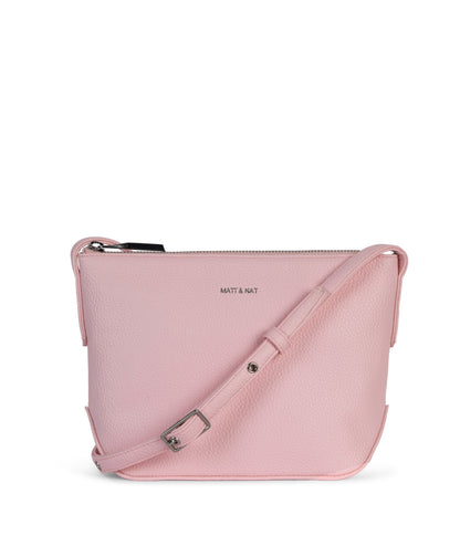 SAM Vegan Crossbody Bag - Grain | Color: Quartz - variant::quartz