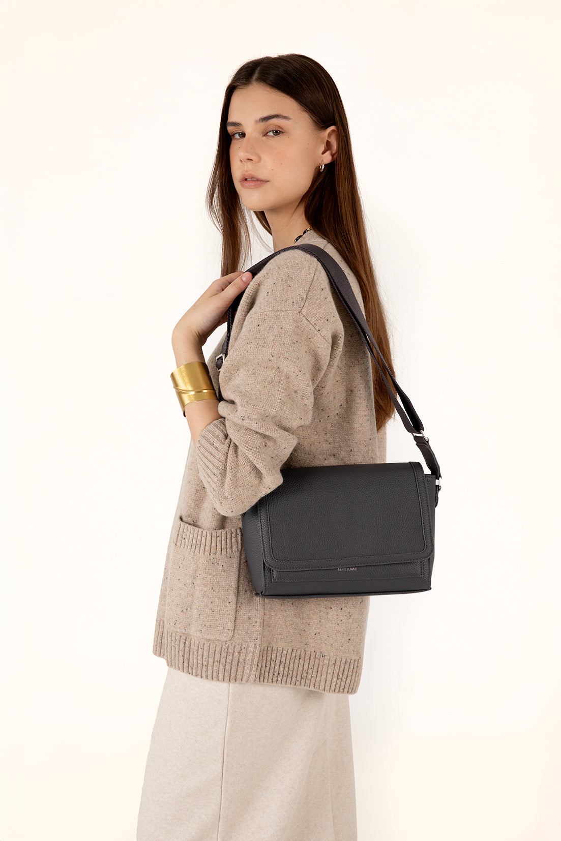 SUNNY Vegan Shoulder Bag – Grain | Matt & Nat Canada