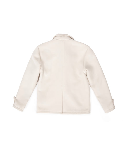 RIA Women's Vegan Wool Coat | Color: Cream - variant::cream