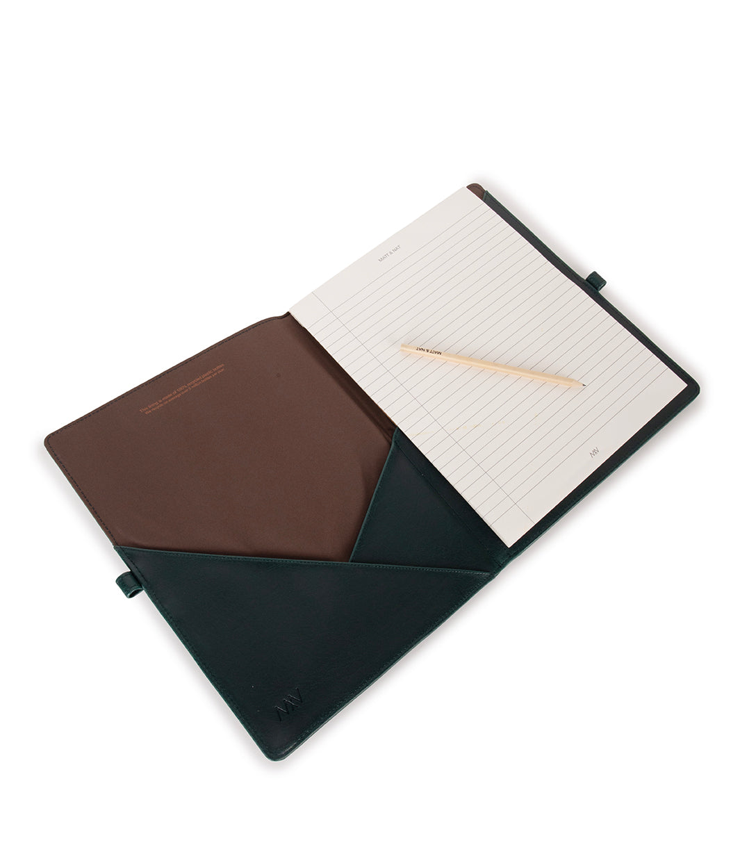 MAGISTRAL Vegan Notepad Cover - Vintage | Color: Emerald - variant::emerald