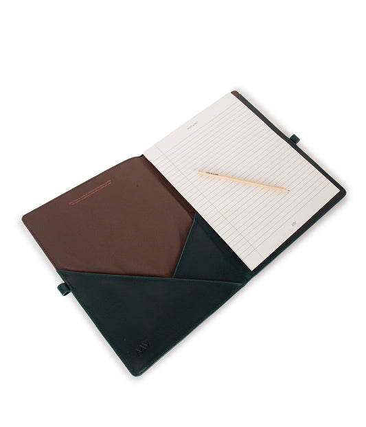 MAGISTRAL Vegan Notepad Cover - Vintage | Color: Emerald - variant::emerald