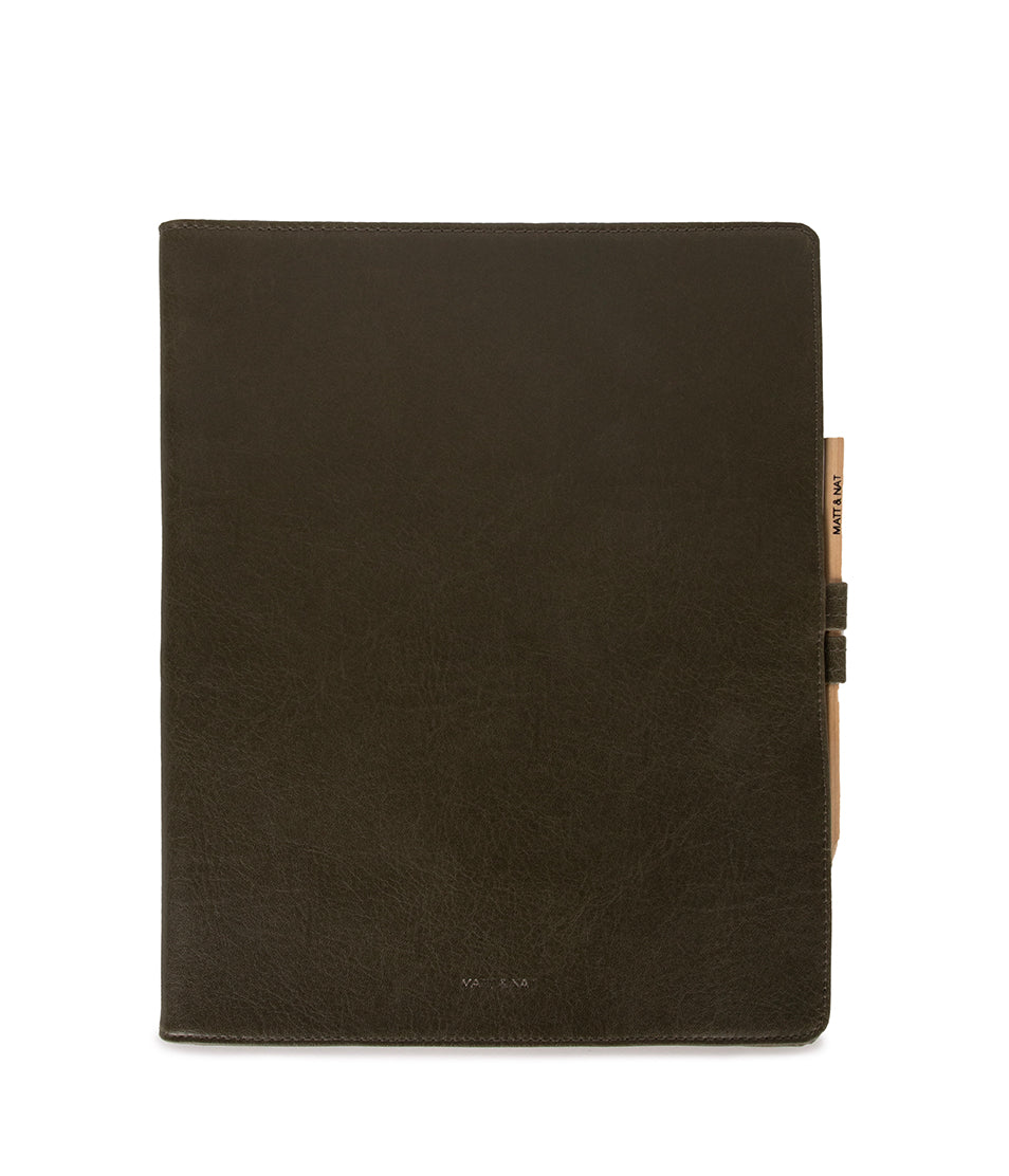 MAGISTRAL Vegan Notepad Cover - Vintage | Color: Olive - variant::olive
