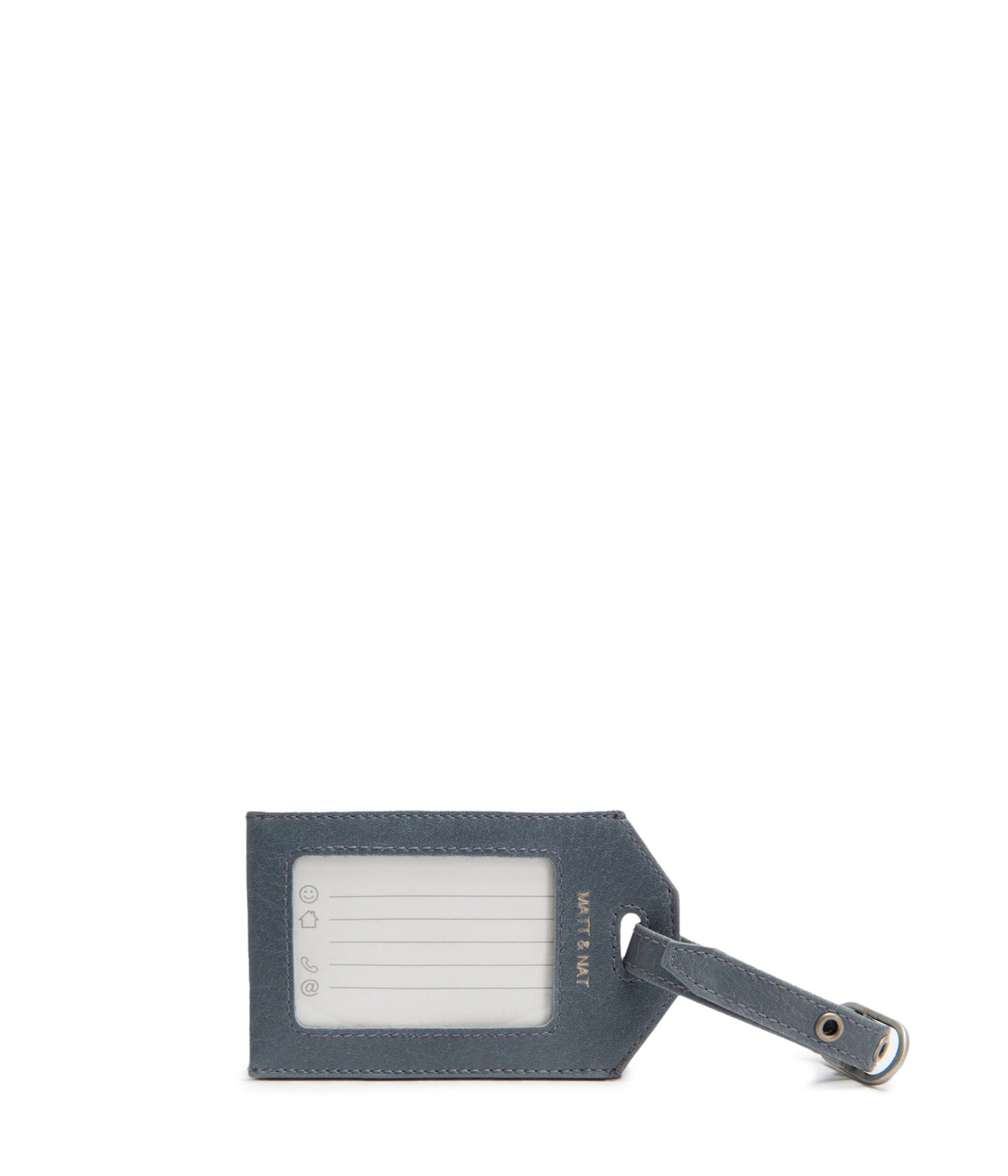 TROTTER Vegan Luggage Tag - Vintage | Color: Frost - variant::frost