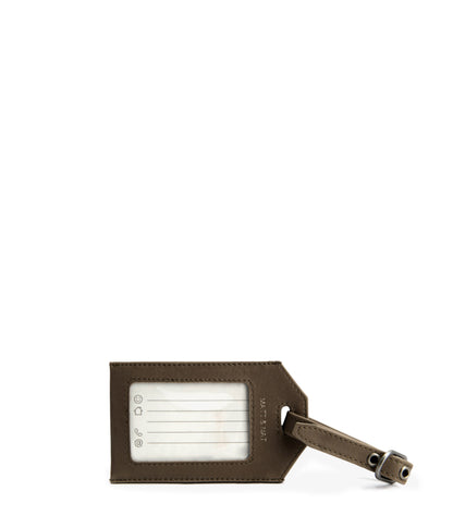 TROTTER Vegan Luggage Tag - Vintage | Color: Kale - variant::kale