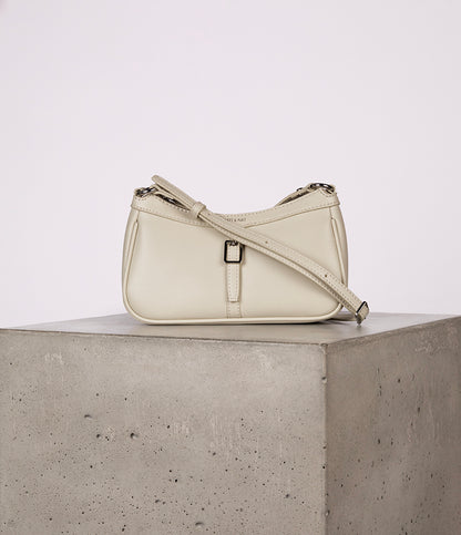Verona Vegan Crossbody Bag - UPPEAL™ | Color: Pearl - variant::pearl