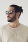 NIKA Round Foldable Recycled Sunglasses | Color: Black - variant::black