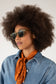 NIKA Round Foldable Recycled Sunglasses | Color: Clear - variant::clear