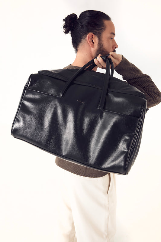 ZAM Vegan Weekender Bag - Theme | Color: Black - variant::black
