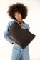 ELIZA Vegan Tote Bag - Theme | Color: Coffee - variant::coffee