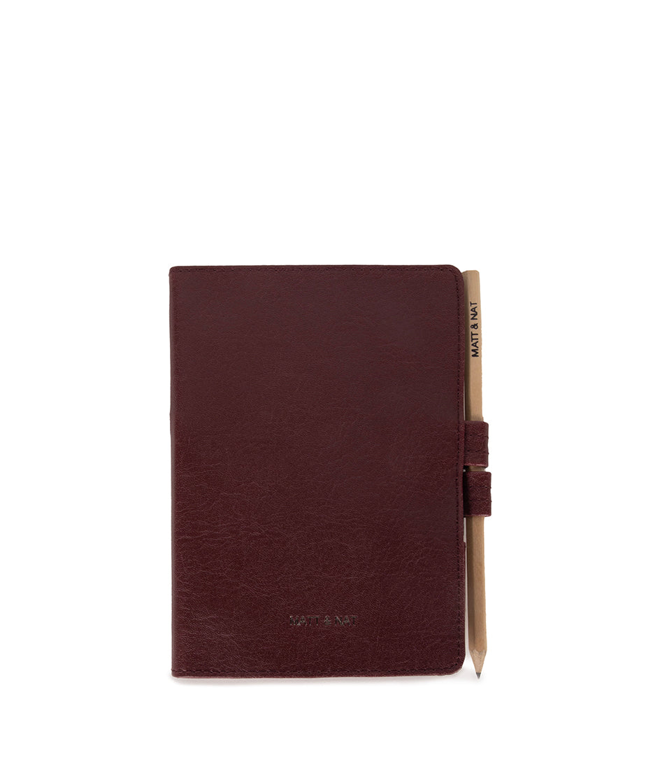 MAGISTRALSM Small Vegan Notepad Cover - Vintage | Color: Cerise - variant::cerise