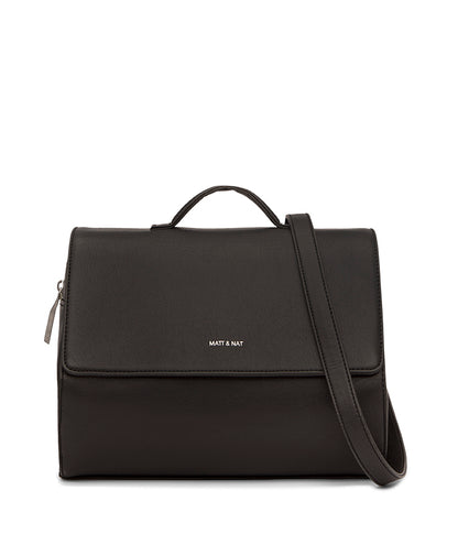 PHI Vegan Crossbody Bag - Vintage | Color: Black - variant::black