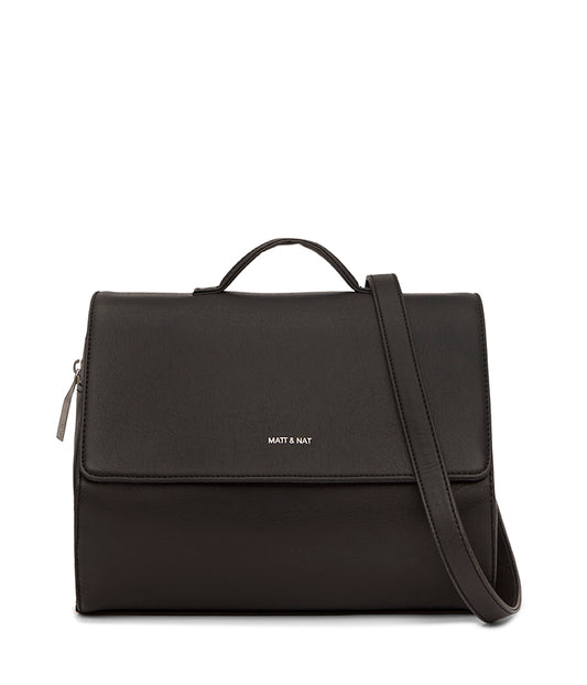 PHI Vegan Crossbody Bag - Vintage | Color: Black - variant::black