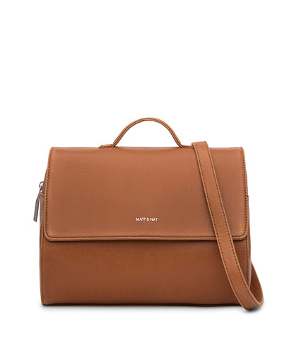 PHI Vegan Crossbody Bag - Vintage | Color: Chili Matte Nickle - variant::chili matte nickel