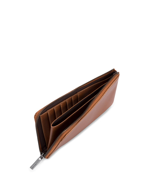 TWIN Vegan Wallet - Vintage | Color: Chili Matte Nickel - variant::chili matte nickel