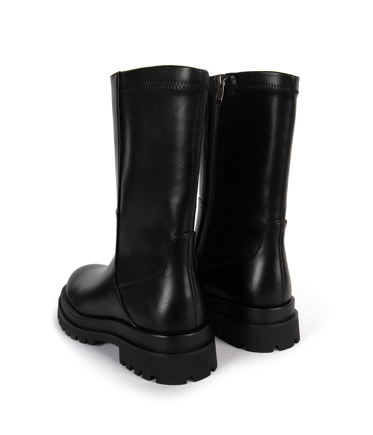 ENIYA Women's Vegan Mid-Calf Boot | Color: Black - variant::black