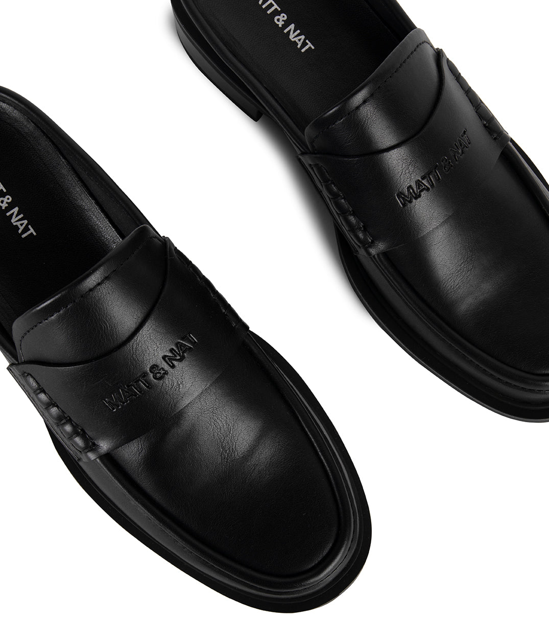 HEIDI Women's Vegan Slip On Mules | Color: Black - variant::black