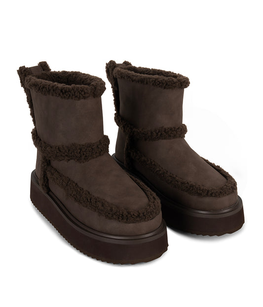 UMMI Women's Vegan Comfort Boot | Color: Brown - variant::brown