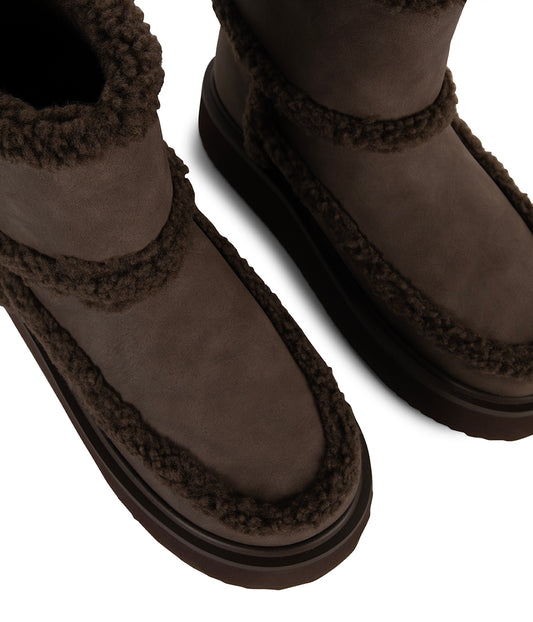 UMMI Women's Vegan Comfort Boot | Color: Brown - variant::brown
