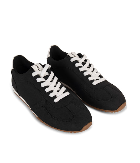 ZETTA Women's Vegan Sneakers | Color: Black - variant::black