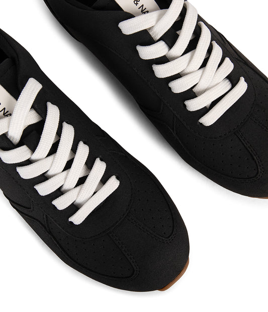 ZETTA Women's Vegan Sneakers | Color: Black - variant::black