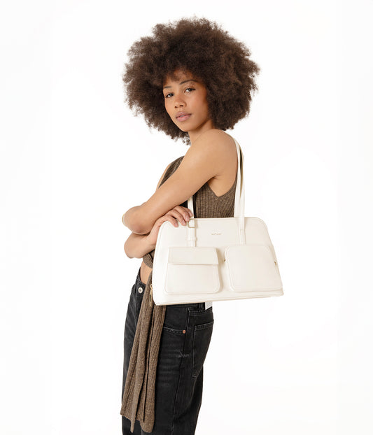 IMENA Vegan Tote Bag – Forum | Color: Cocoa - variant::cocoa