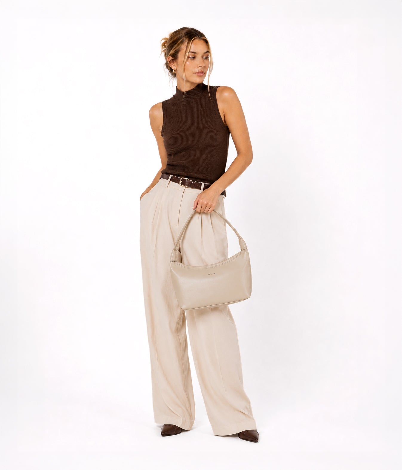 KAT Vegan Shoulder Bag - Forum | Color: Llama - variant::llama