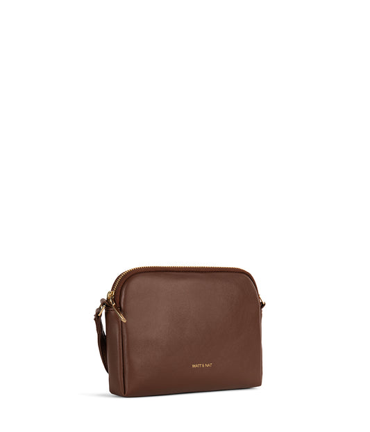 KRISTY Slim  Vegan Crossbody Bag - Forum | Color: Cocoa - variant::cocoa