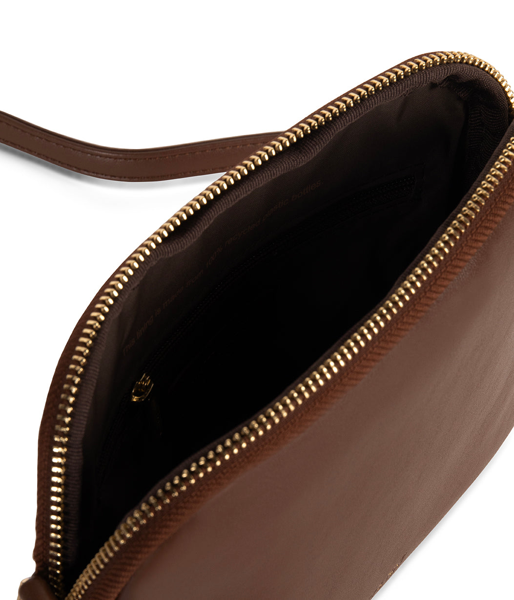 KRISTY Slim Vegan Crossbody Bag - Forum | Color: Cocoa - variant::cocoa