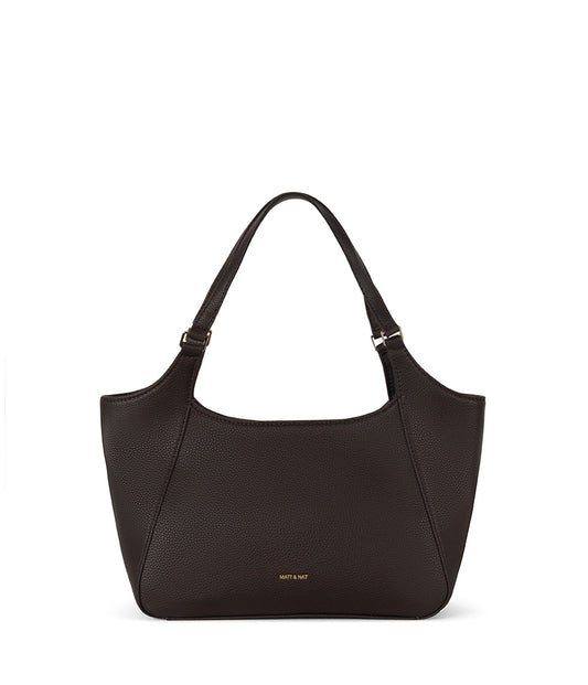 CHARLOT SM Vegan Tote Bag - Grain | Color: Fudge - variant::fudge