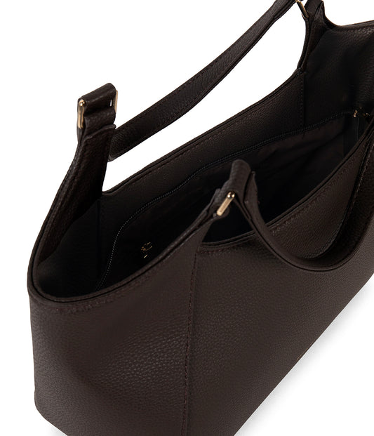 CHARLOT SM Vegan Tote Bag - Grain | Color: Fudge - variant::fudge