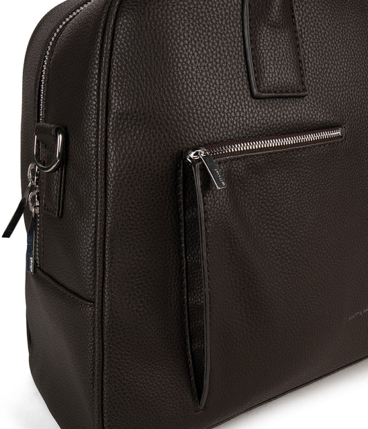 DENIS Vegan Weekender Bag - Grain | Color: Fudge - variant::fudge