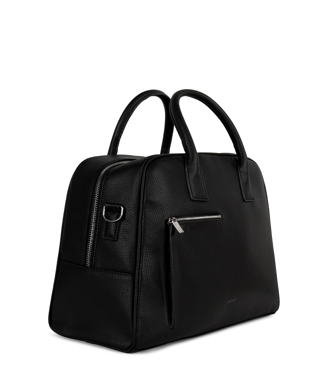 DENIS Vegan Weekender Bag - Grain | Color: Black - variant::black
