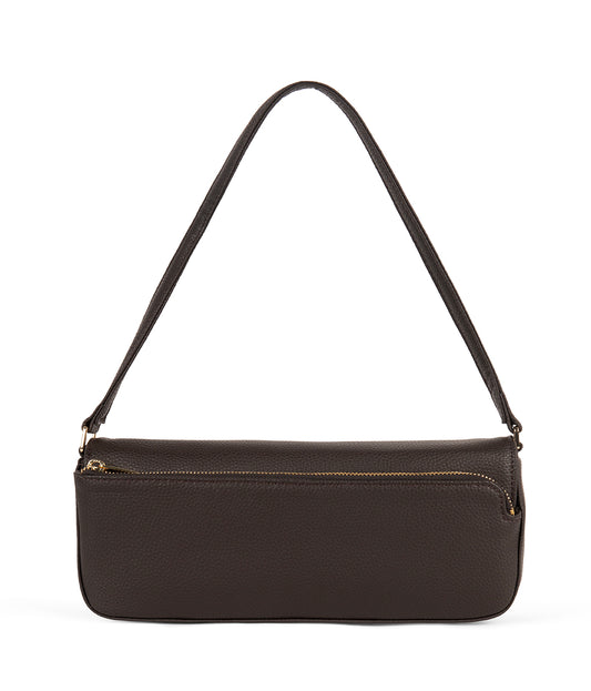 ENA Vegan Shoulder Bag - Grain | Color: Fudge - variant::fudge