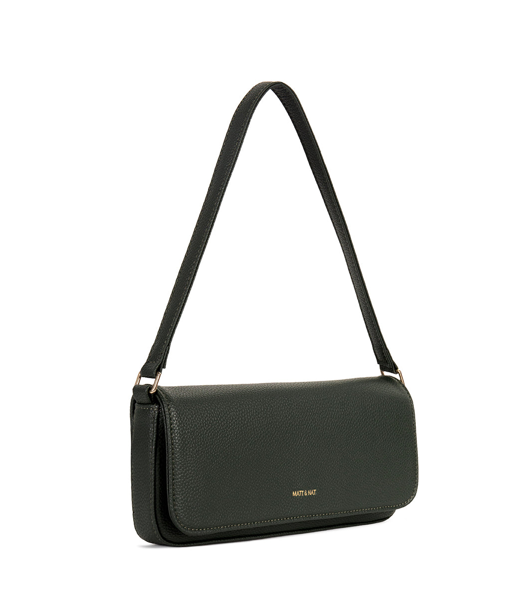 ENA Vegan Shoulder Bag - Grain | Color: Rosemary - variant::rosemary