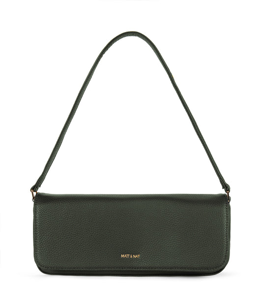 ENA Vegan Shoulder Bag - Grain | Color: Rosemary - variant::rosemary