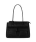 JORDI Vegan Tote Satchel – Grain | Color: Black - variant::black