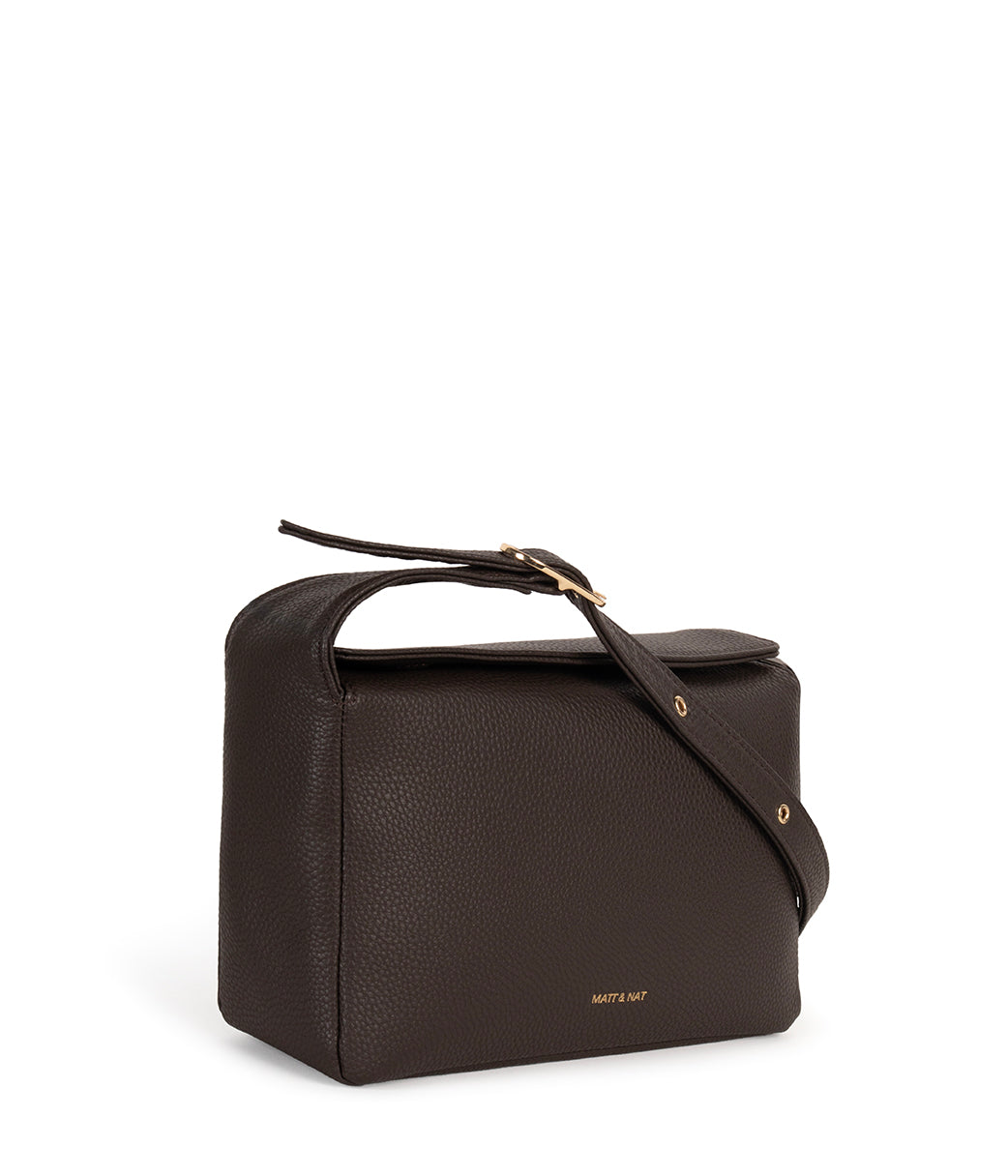KERI Vegan Crossbody Bag – Grain | Color: Fudge - variant::fudge