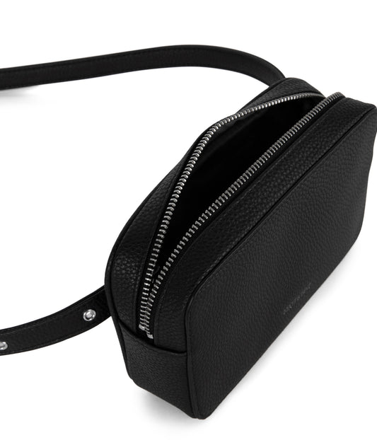LARRA Vegan Belt Bag – Grain | Color: Black - variant::black